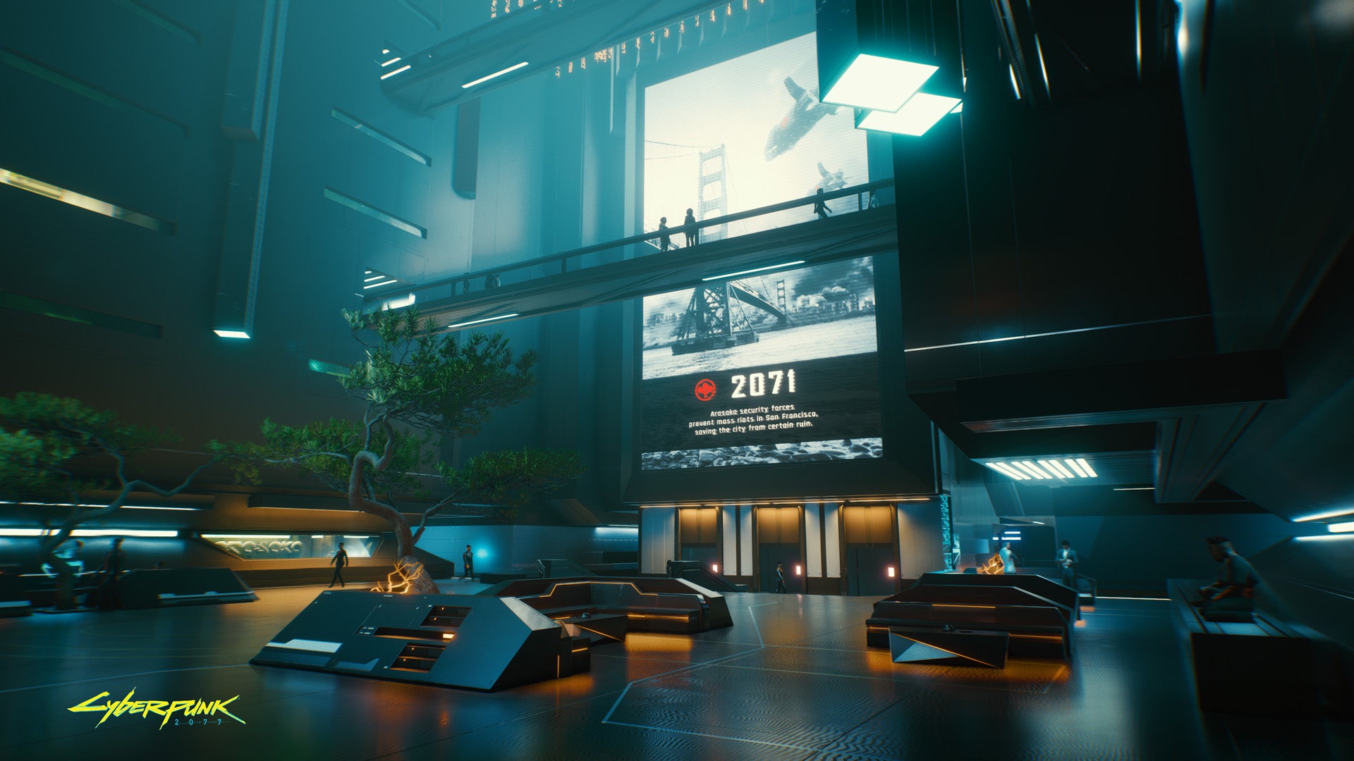 Cyberpunk 2077 mostra a Arasaka Tower Eurogamer.pt